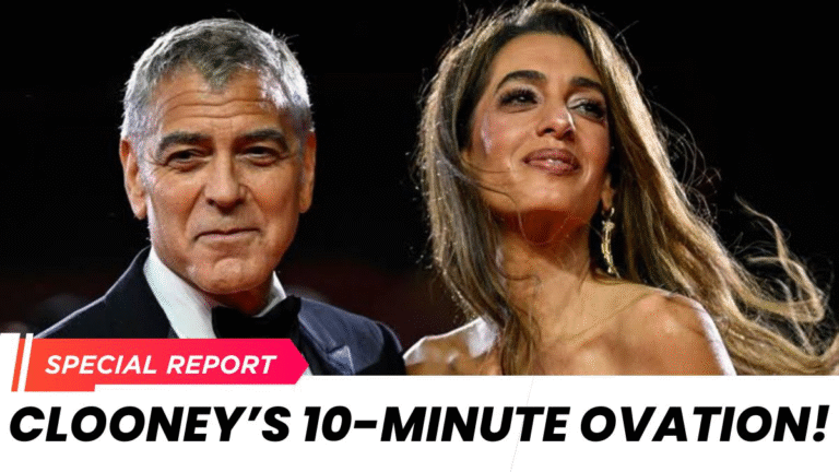 George Clooney’s 10-Minute Ovation Leaves Him in Tears