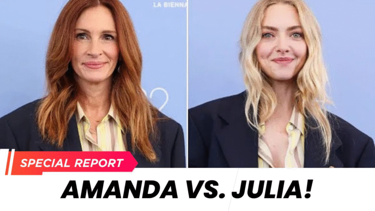 Amanda Seyfried Channels Julia Roberts at Venice Film Fest