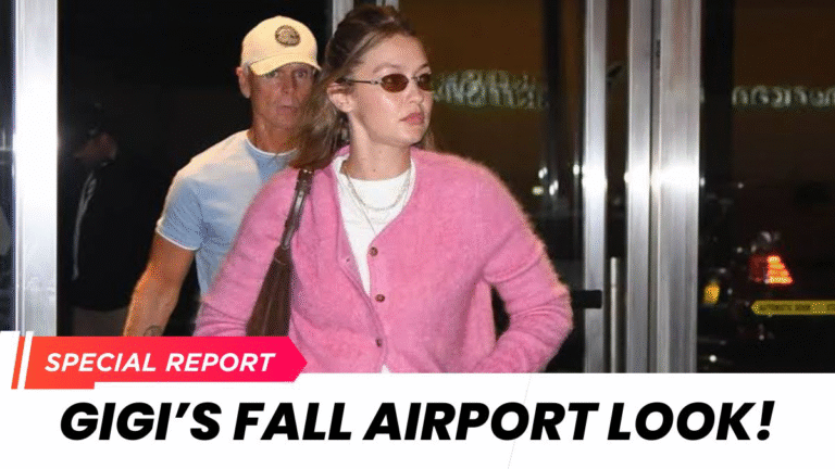Gigi Hadid’s Cozy Fall Airport Look Goes Viral