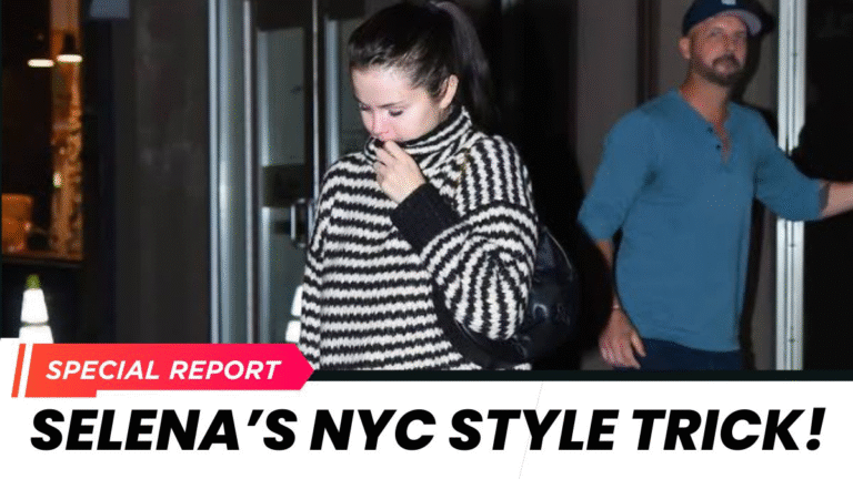 New York Reveal: Selena Gomez’s Subway Snack and Switch Outfit