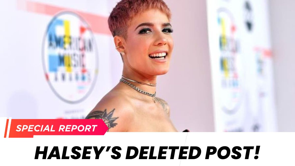 Halsey Deletes Post And Ignites Fan Theories