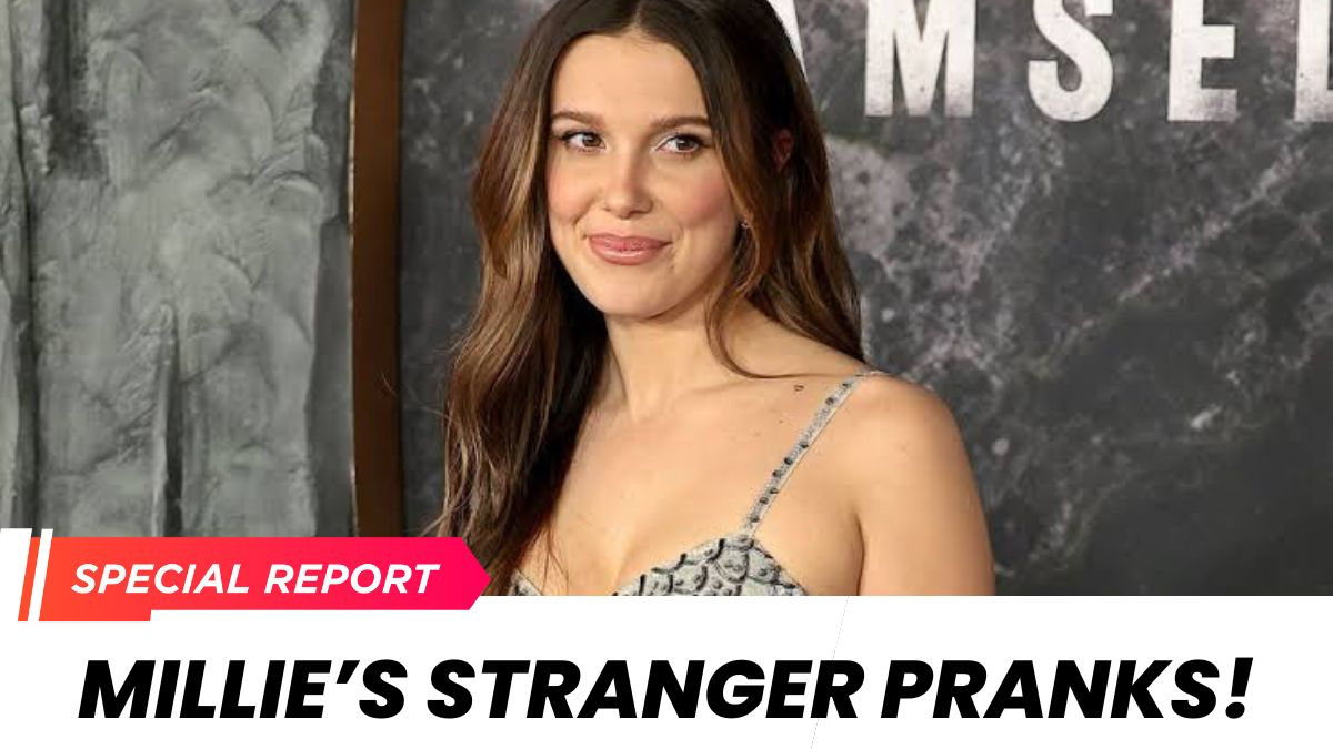Millie Bobby Brown Reveals Stranger Things Set Pranks
