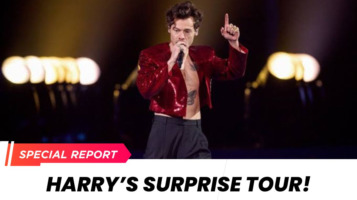 Harry Styles: A Surprise Arena Tour Is Here